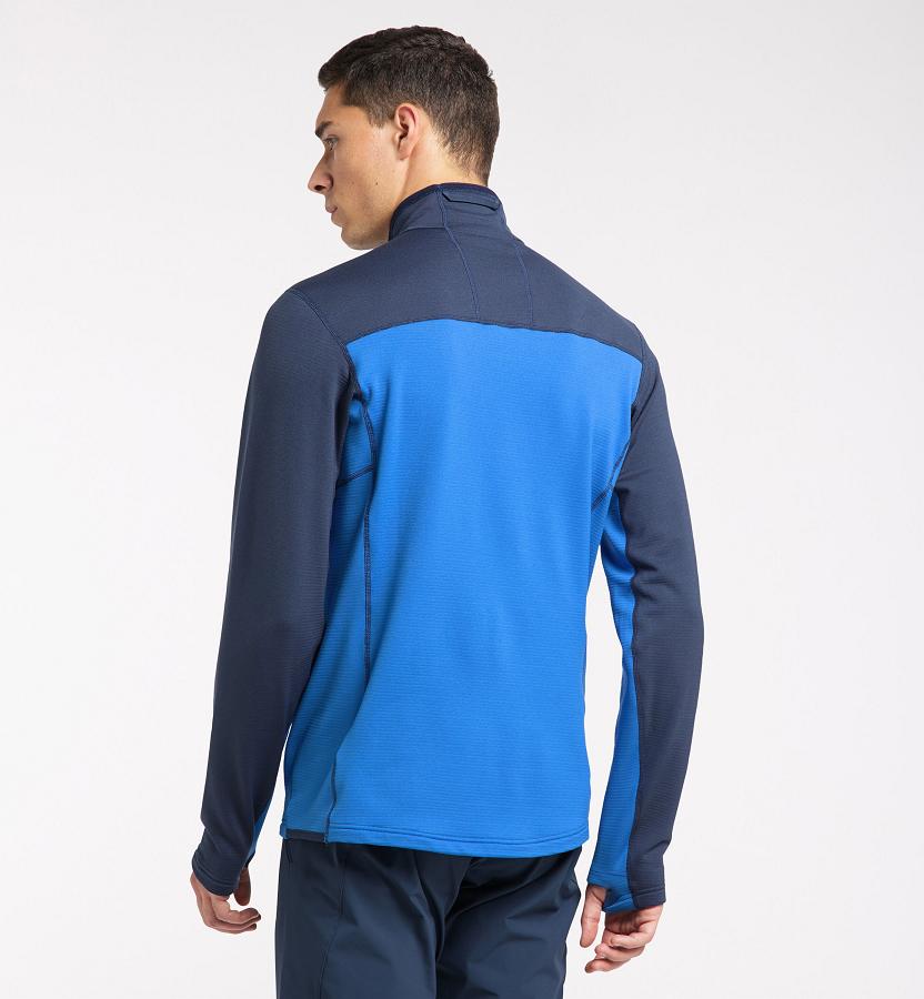Haglöfs Mens Roc Sheer Mid Layer Blue New Zealand 74985SVET